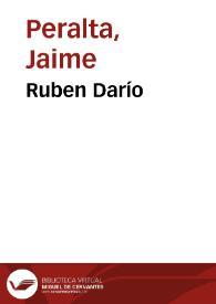 Ruben Darío | Biblioteca Virtual Miguel de Cervantes
