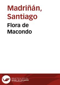Flora de Macondo | Biblioteca Virtual Miguel de Cervantes