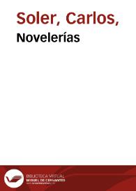 Novelerías | Biblioteca Virtual Miguel de Cervantes