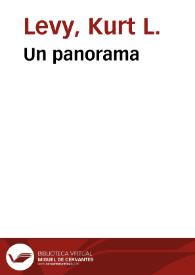 Un panorama | Biblioteca Virtual Miguel de Cervantes