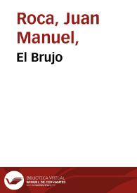 El Brujo | Biblioteca Virtual Miguel de Cervantes