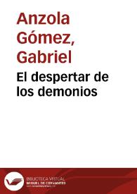 El despertar de los demonios | Biblioteca Virtual Miguel de Cervantes