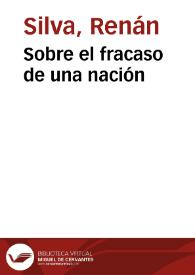 Sobre el fracaso de una nación | Biblioteca Virtual Miguel de Cervantes