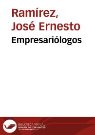 Empresariólogos | Biblioteca Virtual Miguel de Cervantes