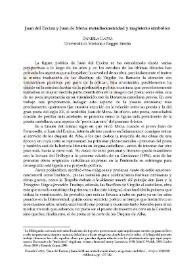 Juan del Encina y Juan de Mena: metadiscursividad y magisterio simbólico / Daniela Capra | Biblioteca Virtual Miguel de Cervantes