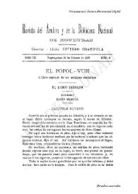 Revista del Archivo y de la Biblioteca Nacional de Honduras. Núm. 8, 25 de febrero de 1907 | Biblioteca Virtual Miguel de Cervantes