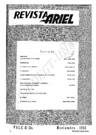 Revista Ariel. Núm. 169, noviembre de 1965 | Biblioteca Virtual Miguel de Cervantes