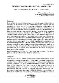Feministas en la Transición asturiana / Carmen Suárez Suárez | Biblioteca Virtual Miguel de Cervantes