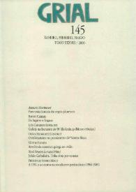 Grial : revista galega de cultura. Núm. 145, 2000 | Biblioteca Virtual Miguel de Cervantes