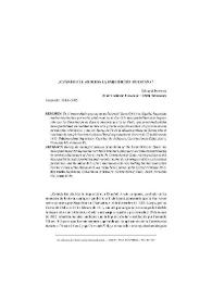 ¿Cuándo fue abolida la Inquisición en España?
 / Gérard Dufour | Biblioteca Virtual Miguel de Cervantes