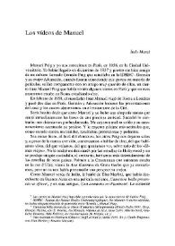 Los vídeos de Manuel / Ítalo Manzi | Biblioteca Virtual Miguel de Cervantes