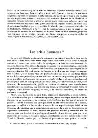 Las crisis humanas / Manuel Benavides | Biblioteca Virtual Miguel de Cervantes
