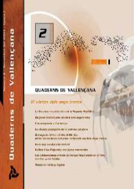 Quaderns de Vallençana. Núm. 2, 2004 | Biblioteca Virtual Miguel de Cervantes