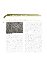 Joan Ramon Masoliver i Martí de Riquer: relat d'una amistat / Cristina Gatell i Glòria Soler | Biblioteca Virtual Miguel de Cervantes