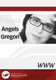 Àngels Gregori / director Joaquim Espinós Felipe | Biblioteca Virtual Miguel de Cervantes