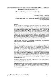 Las adopciones internacionales desde una mirada decolonial y feminista  / Noemí González Carballés y Carmen Gregorio Gil | Biblioteca Virtual Miguel de Cervantes