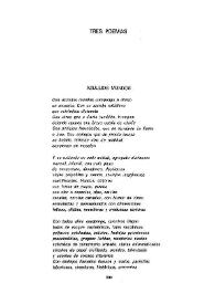 Tres poemas / Eduardo E. Kahane | Biblioteca Virtual Miguel de Cervantes