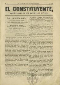 El Constituyente : Periódico Oficial del Gobierno de Oaxaca. Tomo I, núm. 18, jueves 26 de junio de 1856 | Biblioteca Virtual Miguel de Cervantes
