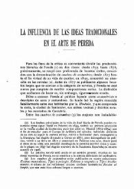 La influencia de las ideas tradicionales en el arte de Pereda / John Van Horne | Biblioteca Virtual Miguel de Cervantes