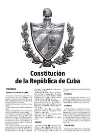 Más información sobre Constitución de la República de Cuba proclamada el 10 de abril de 2019