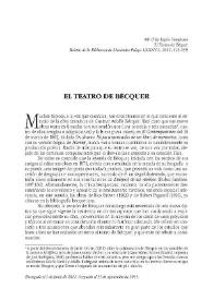 El teatro de Bécquer / Mª Pilar Espín Templado | Biblioteca Virtual Miguel de Cervantes