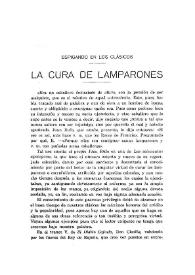 Espigando en los clásicos. La cura de lamparones / Alberto López Argüello | Biblioteca Virtual Miguel de Cervantes