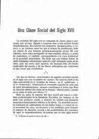 Una clase social del siglo XVII / Miguel Herrero García | Biblioteca Virtual Miguel de Cervantes