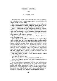 Pequeña crónica / por E. Cerdán Tato | Biblioteca Virtual Miguel de Cervantes