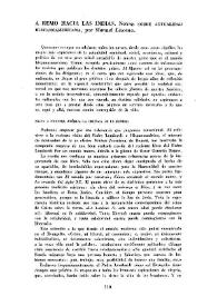 A remo hacia las Indias. Notas sobre actualidad hispanoamericana / por Manuel Lizcano | Biblioteca Virtual Miguel de Cervantes