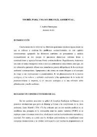 Teoría para una sociología ambiental / J. Andrés Domínguez; Antonio Aledo | Biblioteca Virtual Miguel de Cervantes