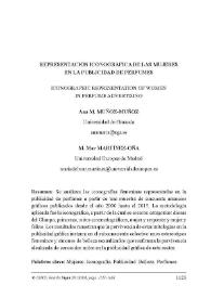 Representación iconográfica de las mujeres en la publicidad de perfumes / Ana M. Muñoz-Muñoz y M. Mar Martínez-Oña | Biblioteca Virtual Miguel de Cervantes
