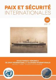 Paix et sécurité internationales. Núm. 5, 2017 | Biblioteca Virtual Miguel de Cervantes