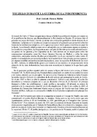 Trujillo durante la Guerra de la Independencia / José Antonio Ramos Rubio | Biblioteca Virtual Miguel de Cervantes