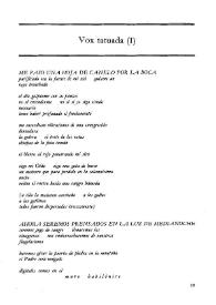 Voz tatuada / Humberto Díaz Casanueva | Biblioteca Virtual Miguel de Cervantes