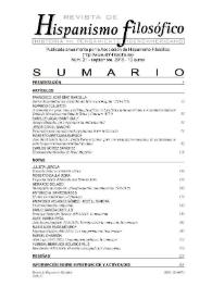 Revista de la Asociación de Hispanismo Filosófico. Núm. 21, Año 2016 | Biblioteca Virtual Miguel de Cervantes