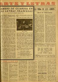 Cambio de guardia en las letras francesas / por Juan Ramón Masoliver | Biblioteca Virtual Miguel de Cervantes