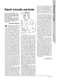 Aquel escudo parlante / Juan Ramón Masoliver | Biblioteca Virtual Miguel de Cervantes