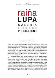 Raíña Lupa Ediciones [editorial] (Barcelona, 1994-2018) [Semblanza] / Elisa Rodríguez Acosta | Biblioteca Virtual Miguel de Cervantes