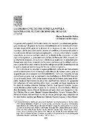 La guerra civil de 1936-1939 en la novela española del último decenio del siglo xx  / Maryse Bertrand de Muñoz | Biblioteca Virtual Miguel de Cervantes