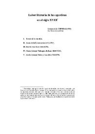 Labor literaria de las agustinas en el siglo XVIII / Gemma de la Trinidad, OSA | Biblioteca Virtual Miguel de Cervantes