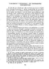 Cabarrús y Picornell: un documento desconocido / Iris M. Zavala | Biblioteca Virtual Miguel de Cervantes