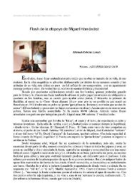 Flash de la etopeya de Miguel Hernández / Manuel-Roberto Leonís | Biblioteca Virtual Miguel de Cervantes