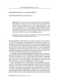 Emilia Pardo Bazán, an Ethical Writer / Dolores Thion Soriano-Mollá | Biblioteca Virtual Miguel de Cervantes