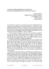 La imagen del poder en el teatro de Bances Candamo, poeta áulico de Carlos II  / Ignacio Arellano | Biblioteca Virtual Miguel de Cervantes