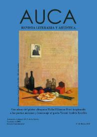 Auca : revista literaria y artística. Núm. 45, marzo 2019 | Biblioteca Virtual Miguel de Cervantes