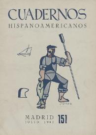 Cuadernos Hispanoamericanos. Núm. 151, julio 1962 | Biblioteca Virtual Miguel de Cervantes