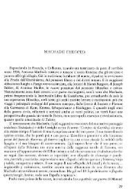 Machado europeo / Cesare Segre | Biblioteca Virtual Miguel de Cervantes