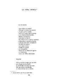 La otra música / Francisca Aguirre | Biblioteca Virtual Miguel de Cervantes
