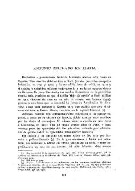Antonio Machado en Italia / Ernesto Jareño | Biblioteca Virtual Miguel de Cervantes