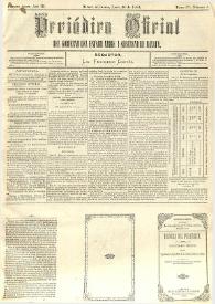 Periódico Oficial del Gobierno del Estado Libre y Soberano de Oaxaca. Primera época, año III, Tomo IV, núm. 4, enero 16 de 1884 | Biblioteca Virtual Miguel de Cervantes